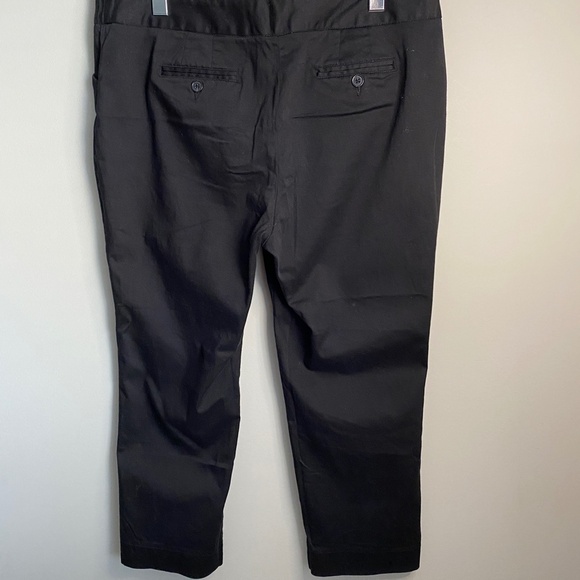 Laundry by Shelli Segal Women's Black Cropped Dress Pants Size‎ 14 - Picture 4 of 12